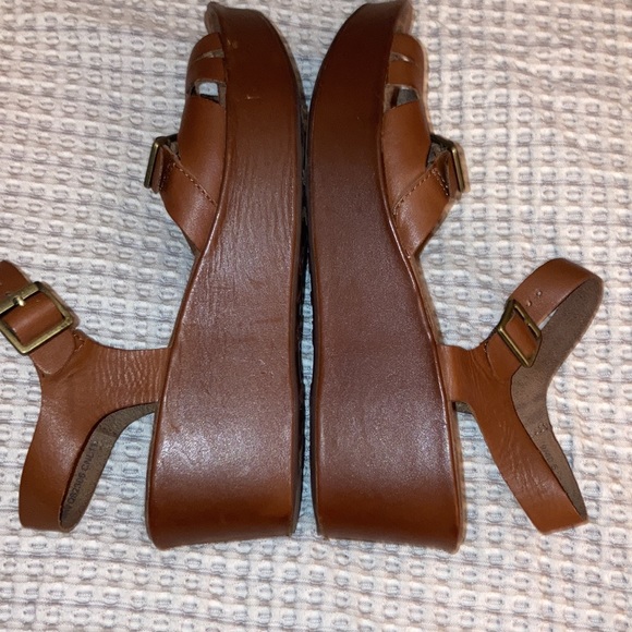 KorkEase Shoes Korks Korkease Wedge Sandals Leather Brown 9 Poshmark